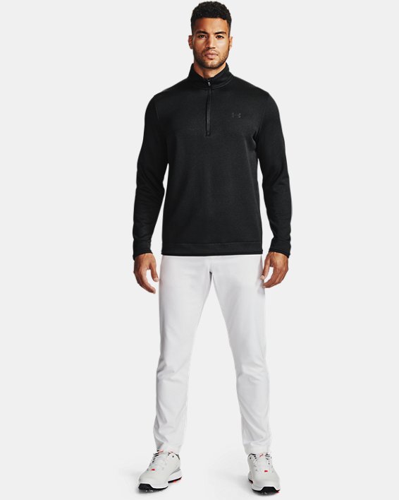Men's UA Storm SweaterFleece ½ Zip, Black, pdpMainDesktop image number 3